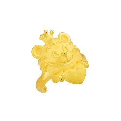 순금 러브타이거 돌반지 1.875g